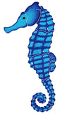 Seahorse Swimming Pool Mosaic - 10" x 5"- Two Colors