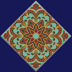 Radiant Beauty Waterline Tile Mandala