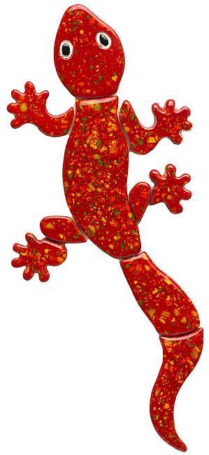 Red Gecko Swimming Pool Mosaic