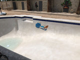 Swimming Mermaid Shadow Swimming Pool Mosaic Installed