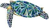 Sea Turtle Glass Swimming Pool Mosaic Small
