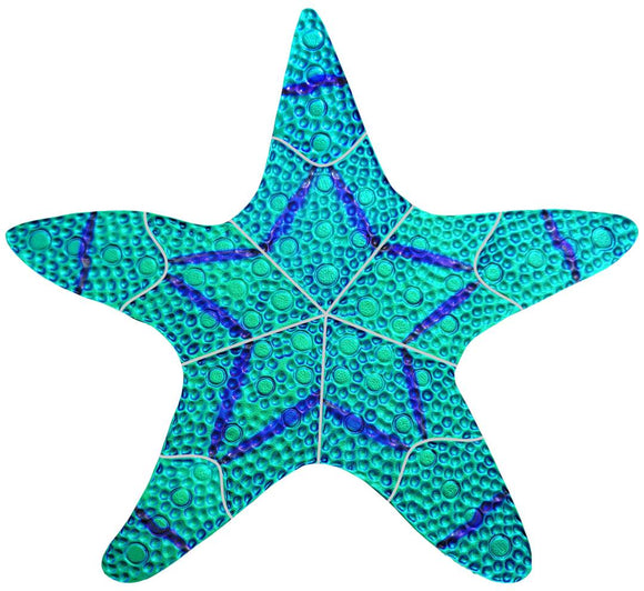 Caribbean Fusion Island Starfish Swimming Pool Mosaic