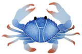 Ocean Crab Swimming Pool Mosaic Blue