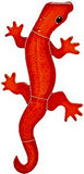 Red Gecko Swimming Pool Mosaic Right Facing