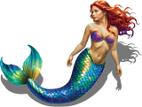 Mermaid Shimmering Shadow Mosaic