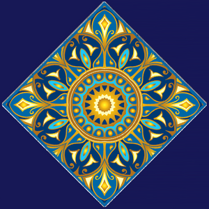 Joyful Soul Waterline Tile Mandala