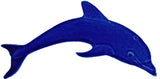 Dark Blue Dolphin Swimming Pool Mosaic