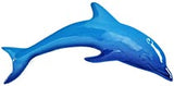 Mini Dolphin Swimming Pool Mosaic Light Blue