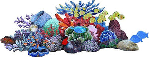 Reef Swimming Pool Mosaic Tile | Reef Scene Glass Tile