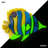 Copperband Butterfly Fish Glow in the Dark Swimming Pool Mosaic Right