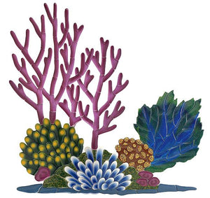 Coral Reef Swimming Pool Mosaic