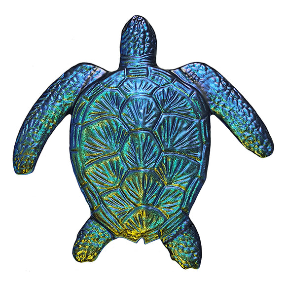 Loggerhead Turtle Rainbow Fusion Swimming Pool Mosaic 